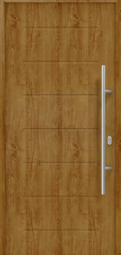 EcoStar Haustür ISOPRO IP 015 golden oak 110 x 210 cm