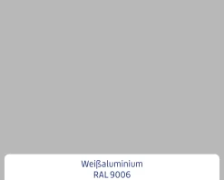 EcoStar Haustür ISOPRO IP 010 weißaluminium 110 x 210 cm