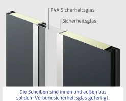 EcoStar Haustür ISOPRO Secur IPS 700S RC2 dark oak 110 x 210 cm