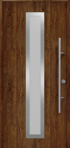 EcoStar Haustür ISOPRO Secur IPS 700S RC2 dark oak 110 x 210 cm