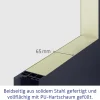 EcoStar Haustür ISOPRO Secur IPS 015 RC2 weißaluminium 110 x 210 cm