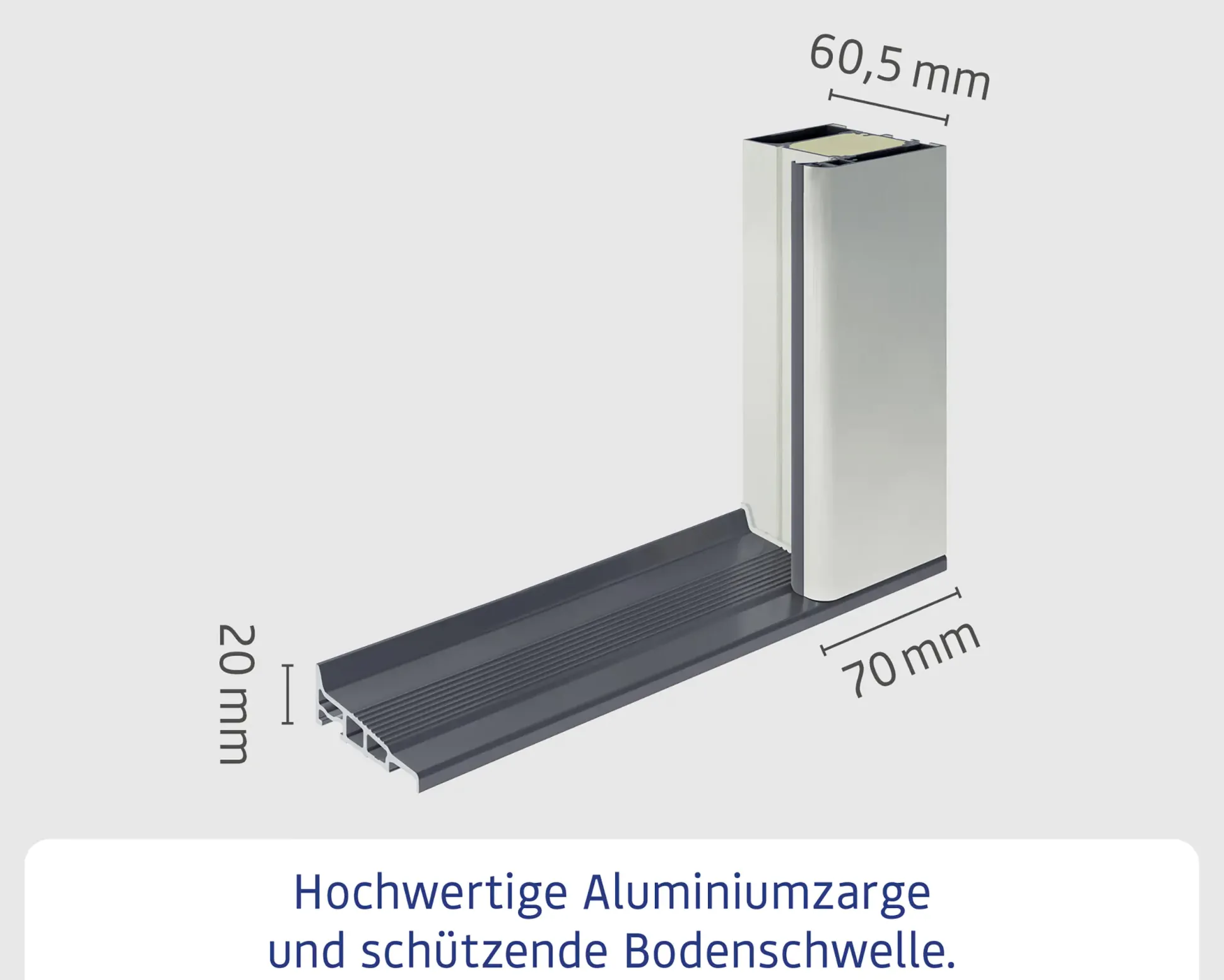 EcoStar Haustür ISOPRO Secur IPS 780S RC2 golden oak 110 x 210 cm