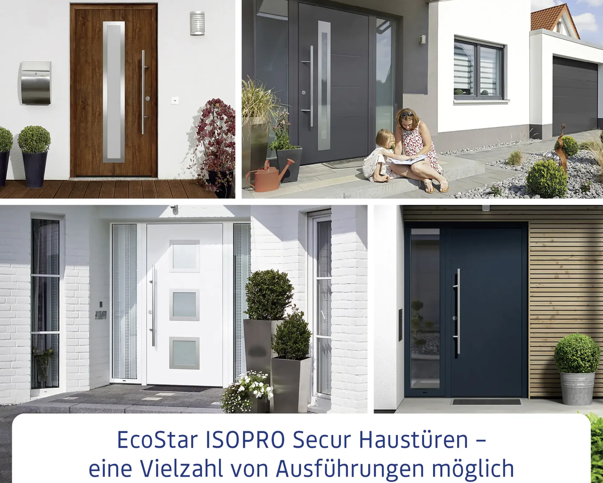 EcoStar Haustür ISOPRO Secur IPS 780S RC2 golden oak 110 x 210 cm