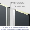 EcoStar Haustür ISOPRO Secur IPS 780S RC2 verkehrsweiß 110 x 210 cm
