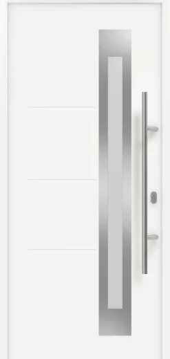 EcoStar Haustür ISOPRO Secur IPS 780S RC2 verkehrsweiß 110 x 210 cm