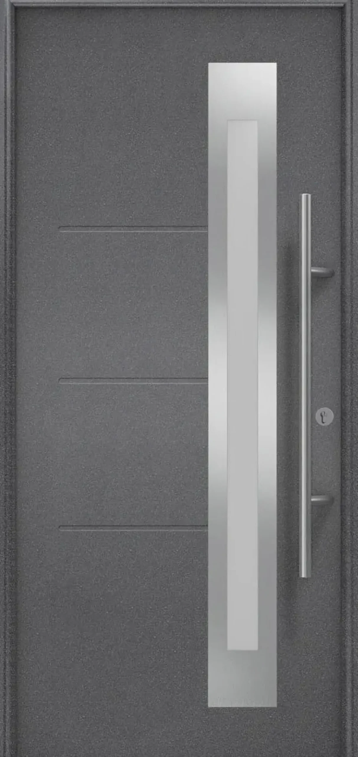 EcoStar Haustür ISOPRO Secur IPS 780S RC2 anthrazit metallic 110 x 210 cm