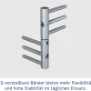 EcoStar Haustür ISOPRO Secur IPS 780S RC2 graualuminium 110 x 210 cm
