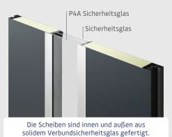 EcoStar Haustür ISOPRO Secur IPS 700S RC2 night oak 110 x 210 cm