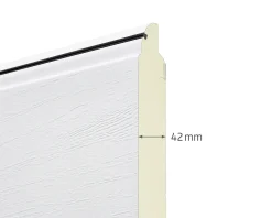 EcoStarMatic Garagen-Sektionaltor 237,5 x 212,5 cm verkehrsweiß Inkl. Torantrieb Liftronic 700
