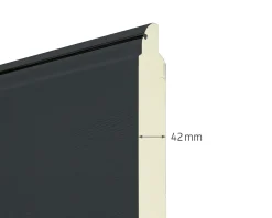 EcoStarMatic Garagen-Sektionaltor 237,5 x 212,5 cm anthrazitgrau Inkl. Torantrieb Liftronic 700