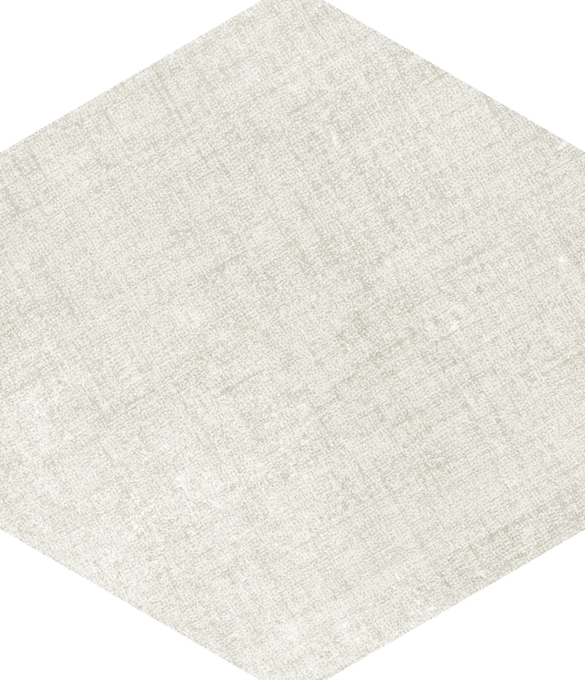 Feinsteinzeug Hexagon Fabric Ivory 21,5 x 25 cm beige