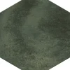 Feinsteinzeug Hexagon Jungle Green 21,5 x 25 cm grün
