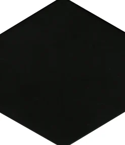 Feinsteinzeug Hexagon Solid Black 21,5 x 25 cm schwarz