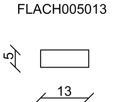 FN Neuhofer Flachleiste 240 cm 13 x 5 mm Fichte/Kiefer