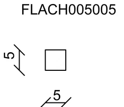 FN Neuhofer Flachleiste 100 cm 5 x 5 mm Fichte/Kiefer