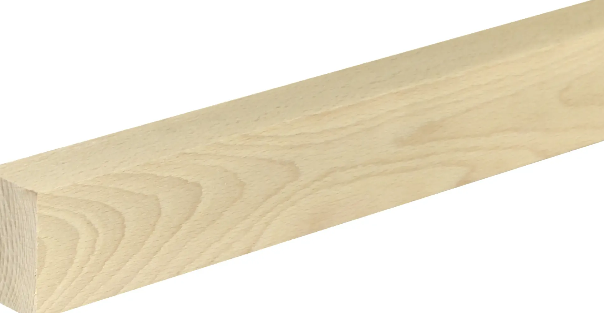 FN Neuhofer Flachleiste 95 cm 47 x 29 mm Buche