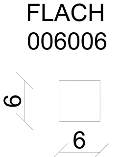 FN Neuhofer Flachleiste 100 cm 6 x 6 mm Fichte/Kiefer