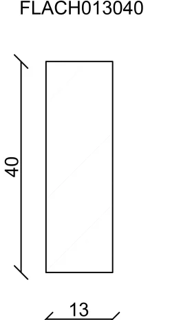 FN Neuhofer Flachleiste 240 cm 40 x 13 mm Fichte/Kiefer