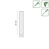 FN Neuhofer Flachleiste 240 cm 60 x 10 mm Fichte/Kiefer