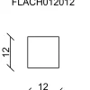 FN Neuhofer Flachleiste 100 cm 12 x 12 mm Fichte/Kiefer