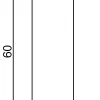 FN Neuhofer Flachleiste 240 cm 60 x 13 mm Fichte/Kiefer