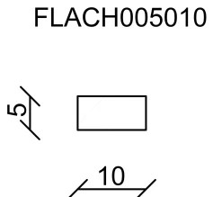 FN Neuhofer Flachleiste 240 cm 10 x 5 mm Fichte/Kiefer