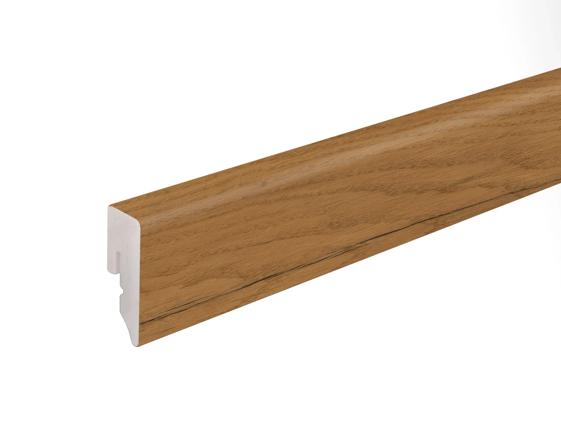 FN Neuhofer Fußleiste 240 cm 38,5 x 15 mm Eiche bordeaux foliert