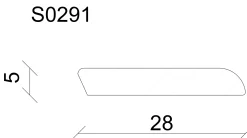 FN Neuhofer Fußleiste 240 cm 29 x 5 mm Buche natur