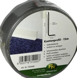 FN Neuhofer Fußleiste 1500 cm 50 x 15 mm grau