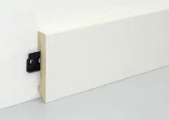 FN Neuhofer Fußleiste eckig 240 cm 96 x 18 mm Fichte/Kiefer weiß