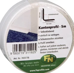 FN Neuhofer Knickwinkelleiste 500 cm 18,5 x 18,5 mm weiß