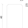 FN Neuhofer Rahmen Wood Pro 240 cm 40 x 24 mm Fichte