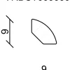 FN Neuhofer Viertelrundstab 100 cm 9 x 9 mm Fichte/Kiefer