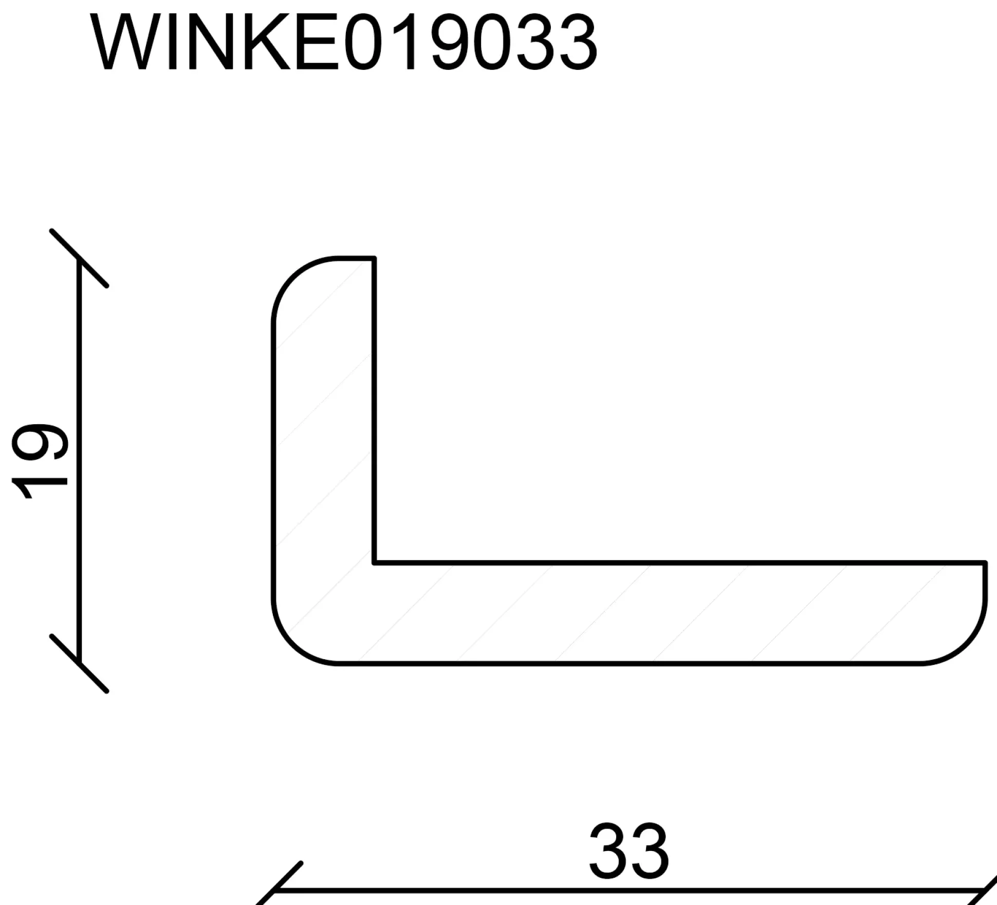 FN Neuhofer Winkelleiste 240 cm 33 x 19 mm Fichte oder Kiefer