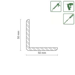 FN Neuhofer Winkelleiste 240 cm 50 x 50 mm Fichte oder Kiefer