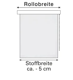 Gardinia EasyFix Doppelrollo grau 90 x 150 cm
