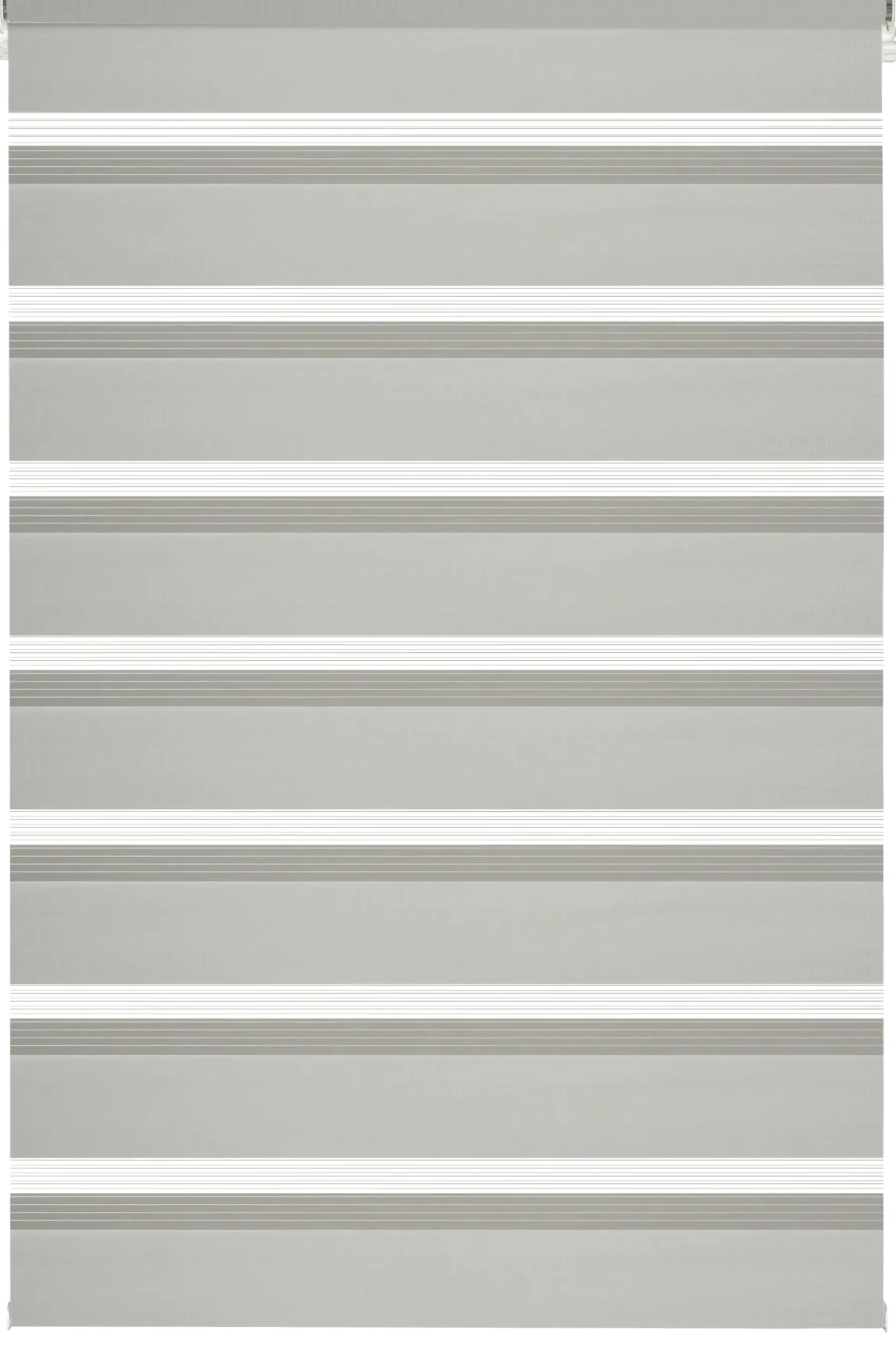 Gardinia EasyFix Doppelrollo grau 45 x 150 cm