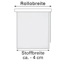 Gardinia EasyFix Doppelrollo schwarz 120 x 150 cm