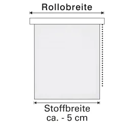 Gardinia EasyFix Doppelrollo grau 60 x 150 cm