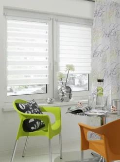 Gardinia EasyFix Doppelrollo weiß 90 x 150 cm