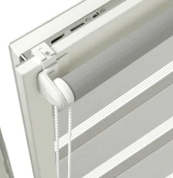 Gardinia EasyFix Doppelrollo grau 100 x 150 cm
