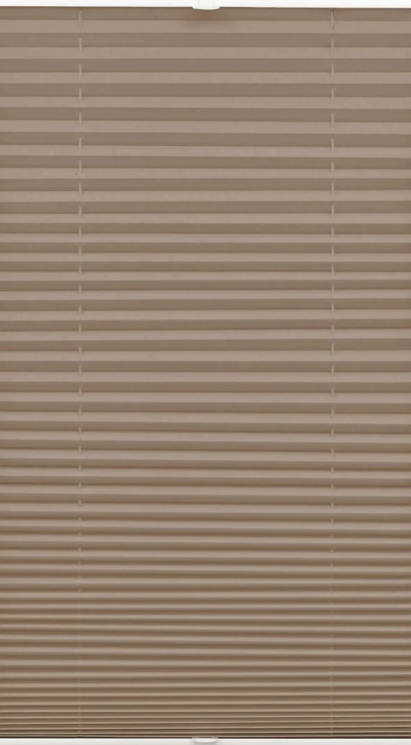 Gardinia EasyFix Plissee taupe 90 x 210 cm mit 2 Bedienschienen