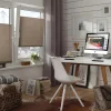 Gardinia EasyFix Plissee taupe 75x130 cm mit 2 Bedienschienen