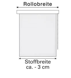 Gardinia EasyFix Rollo grau-melange 60 x 150 cm
