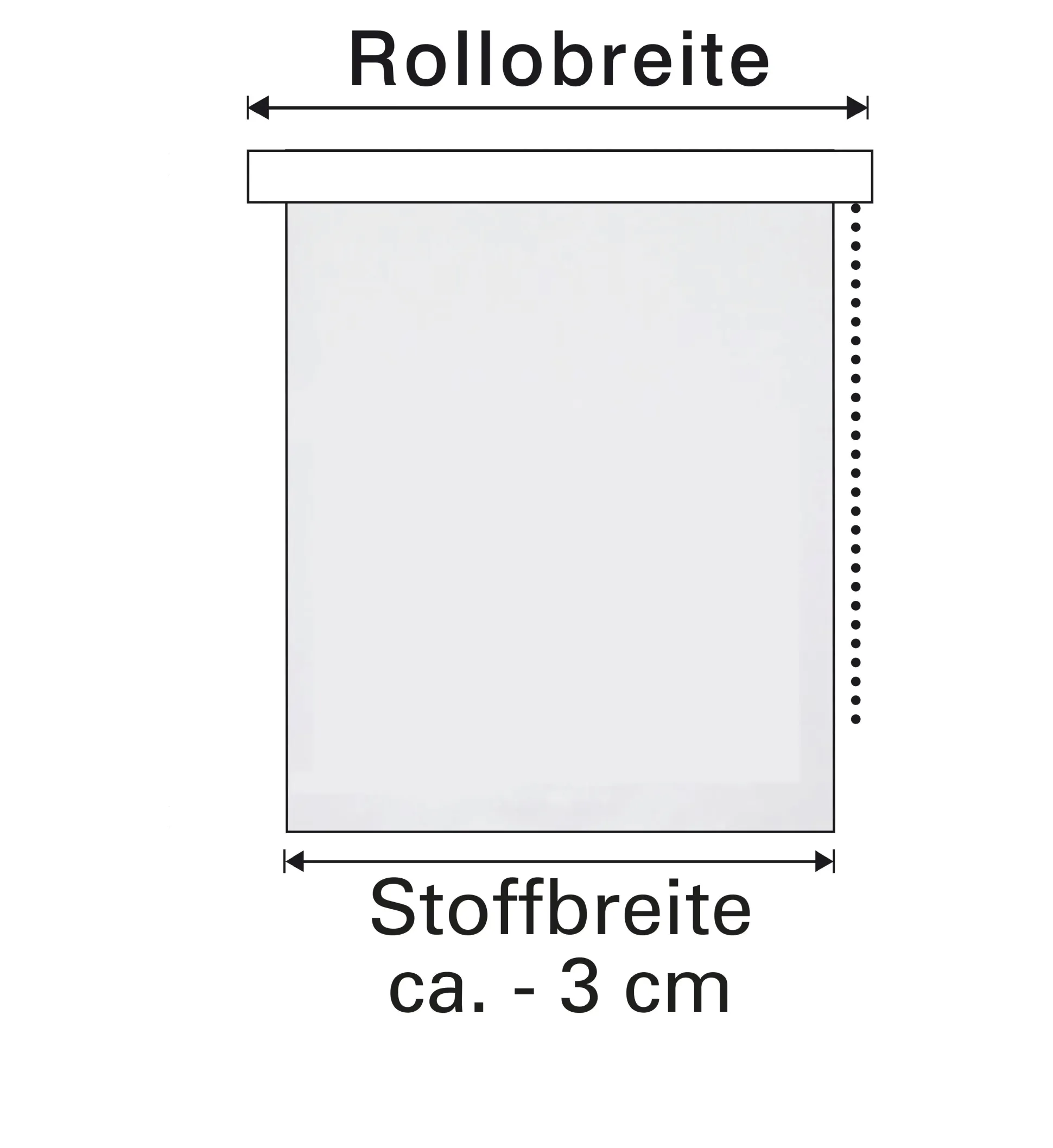 Gardinia EasyFix Rollo mit Blättern weiß 75 x 150 cm