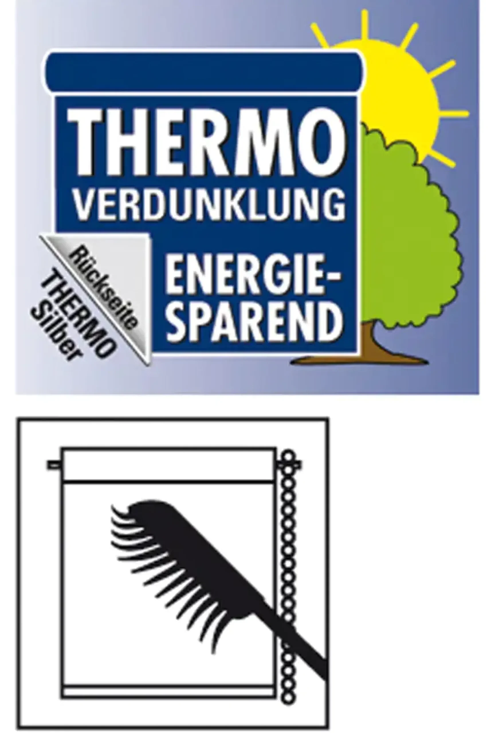 Gardinia EasyFix Thermo Rollo natur 60 x 150 cm