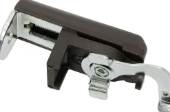 Gardinia Klemmträger für Aluminium-Jalousien braun, Metall, 2 Stück