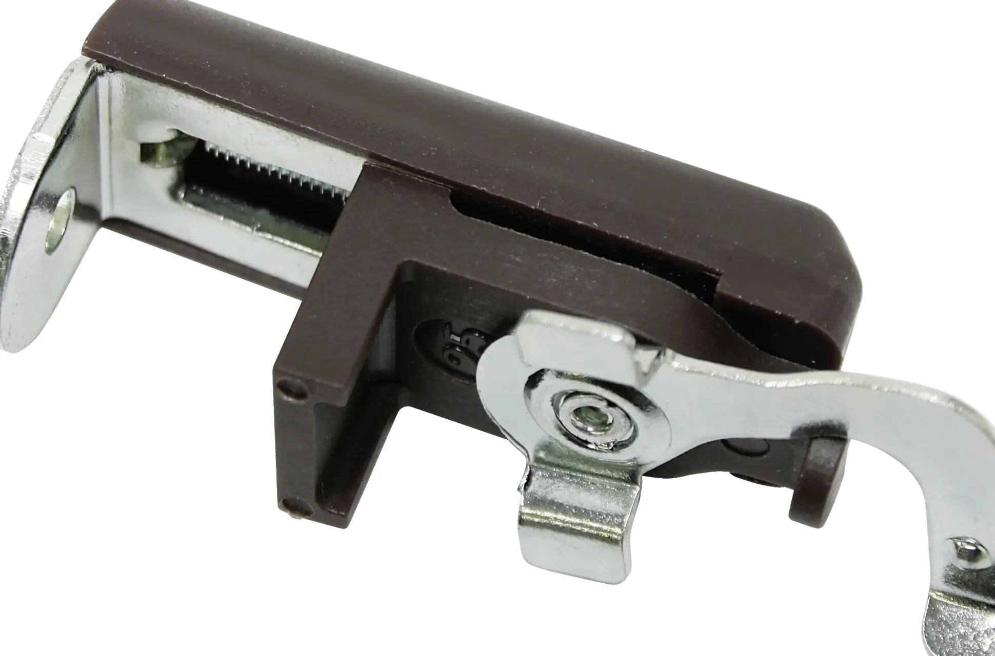 Gardinia Klemmträger für Aluminium-Jalousien braun, Metall, 2 Stück