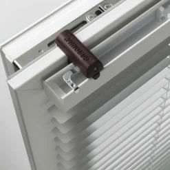 Gardinia Klemmträger für Aluminium-Jalousien braun, Metall, 2 Stück