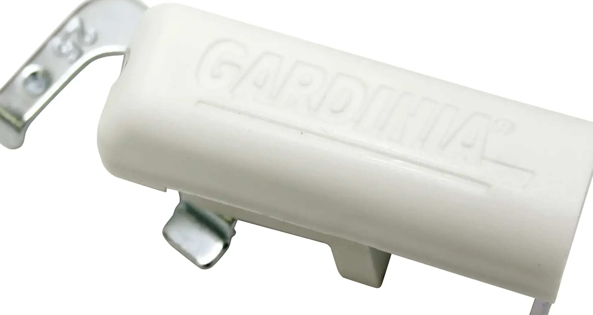 Gardinia Klemmträger für Aluminium-Jalousien weiß, Metall, 2 Stück